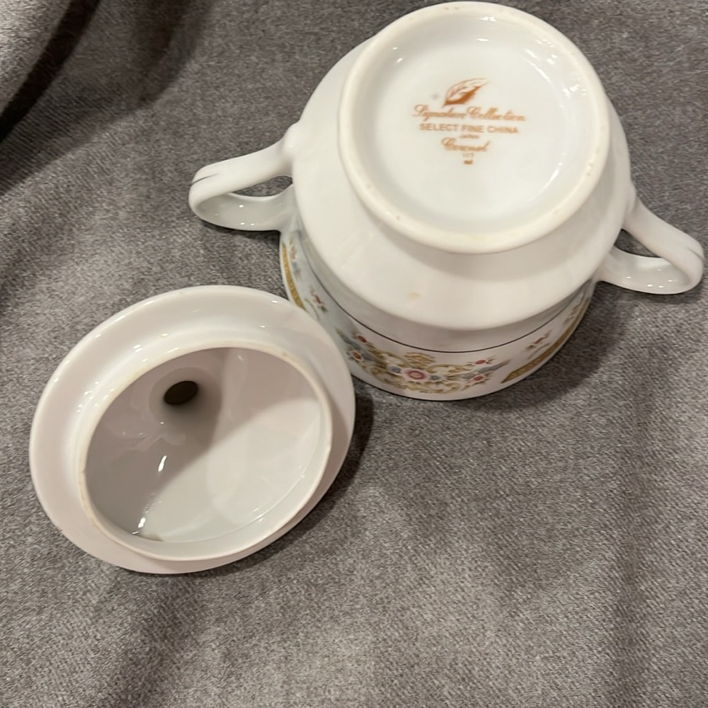 ๐ป3/$15 Coronet China Signature Collection Sugar Bowl - Picture 6 of 8